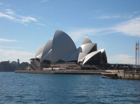 Sydney Opera House - Opera House vanaf Circular Quay