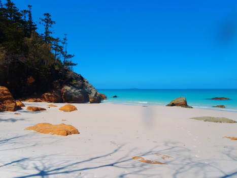 Whitsunday Islands - Het witte strand