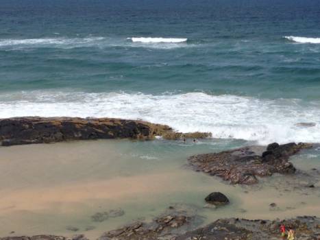 Gold Coast - Champagne pool Fraser island