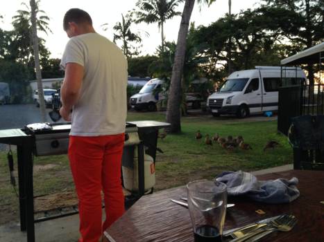 New South Wales - Bbq op de camping