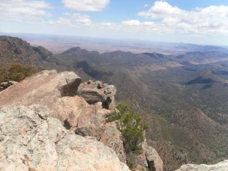Flinders Ranges National Park - On top of the mountain.