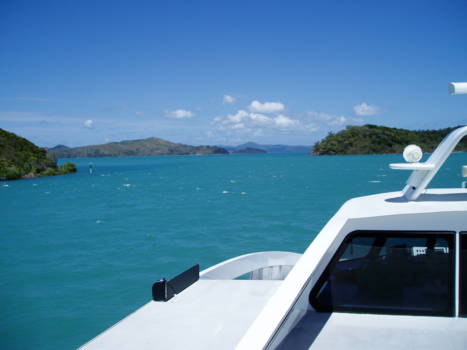 Whitsunday Islands - Boot naar Whitsundays