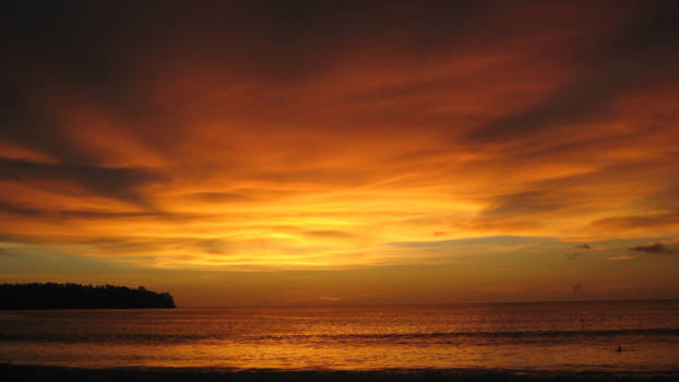 Queensland - Laatste zonsondergang Phuket