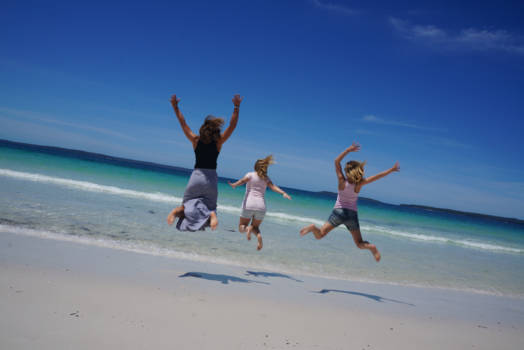 Jervis Bay - happy op het mooiste strand