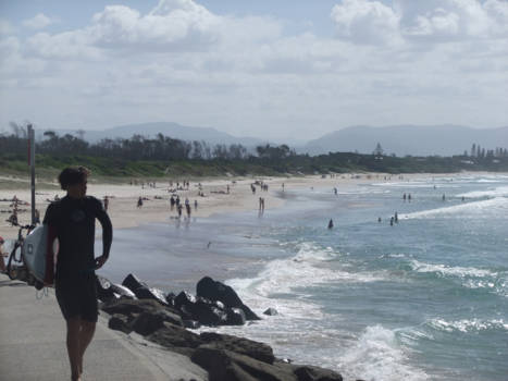 Byron Bay - Surfdude in Byron Bay