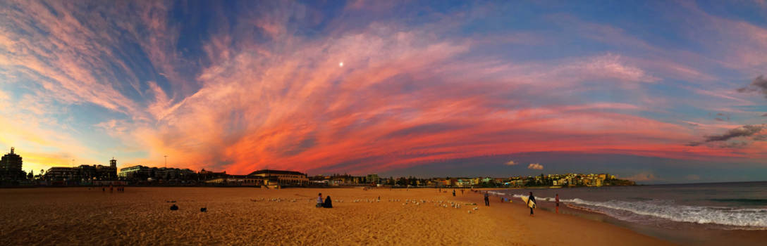 Bondi Beach - Wanneer de zon onder gaat in Bondi...