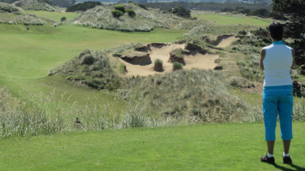 Tasmanië - Barnbougle Dunes Golfclub in Britport/Tasmanië