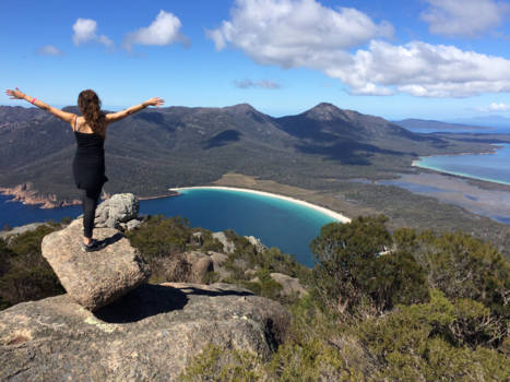 Tasmanië - The best view comes after the highest climb