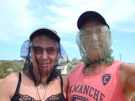 Western Australia - Vliegen... altijd maar die vliegen