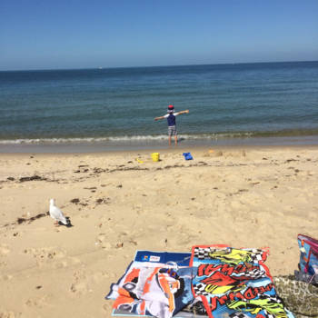 Victoria (Australië) - Isaac loves Brighton Beach