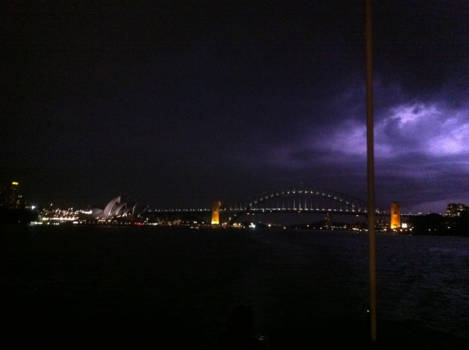 Sydney Opera House - Impressive skyline during storm (no filter)