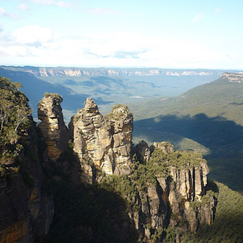 Blue Mountains - Overlooking Blue Mountains near Sydney, Australia