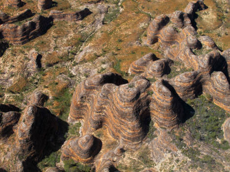 Northern Territory - Bungle Bungle range vanuit de lucht