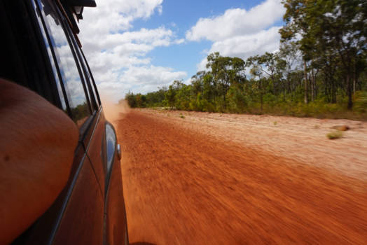 Cape York Track - Rood zand. Overal.