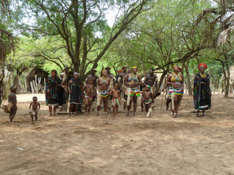 South Coast - South  Africa    tibal  dance   in Natal