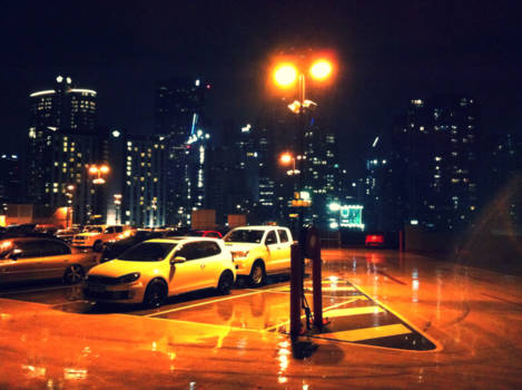 Melbourne - Crown Plaza rooftop parking