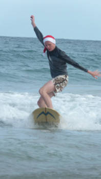 Manly Beach - Kerst op de Surfplank op Manly Beach, Sydney