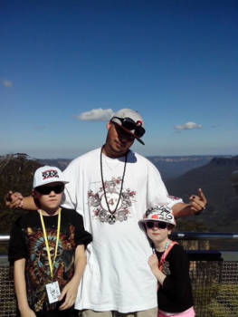 New South Wales - Da kidz from Sharon Lee Kay & me at the Blue Mountains Sydney Australia...