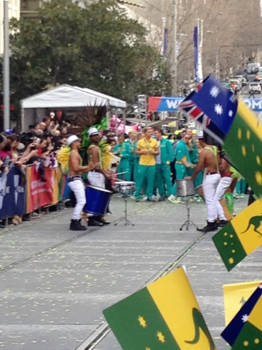 Victoria (Australië) - Parade of the Victorian Olympics athletes