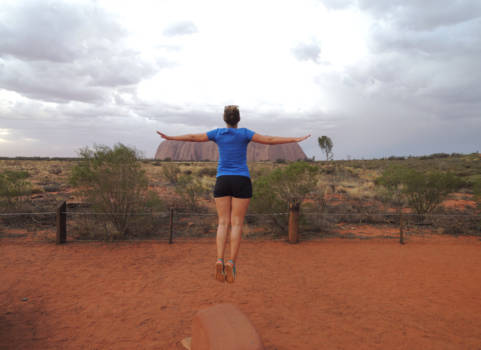 Uluru (Ayers Rock) - Flying on Uluru! Let us fly back!