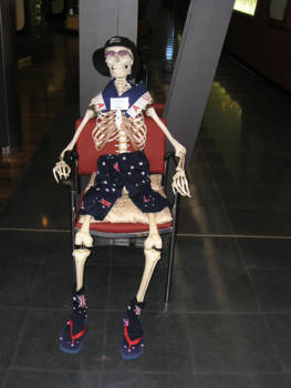 Western Australia - Bij de ingang van Western  Australian Museum.