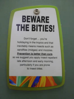 Queensland - Beware the bities!! @ Arlie Beach