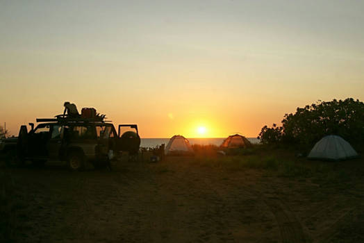 Broome - Cape leveque bij zonsondergang