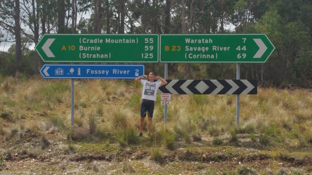 Tasmanië - Onderweg naar de westkust richting Strahan