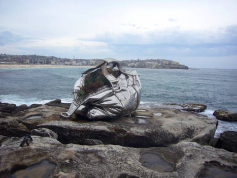 Bondi Beach - Kunstzinnig zicht op Bondi-Beach, Australia