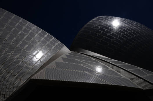 Bondi Beach - structure of Sydney Opera House