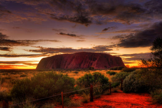 Uluru (Ayers Rock) - Sunrise at Uluru
