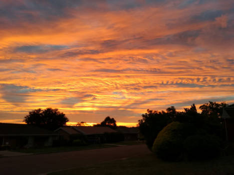 New South Wales - zonsondergang in Goulburn