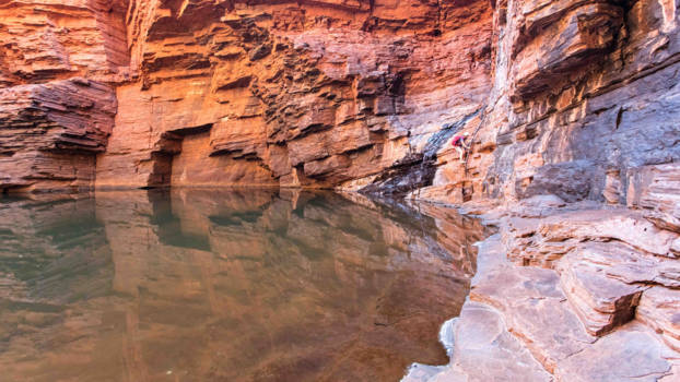 Karijini National Park - Weano Gorge, Handrail Pool, Karijini NP, WA