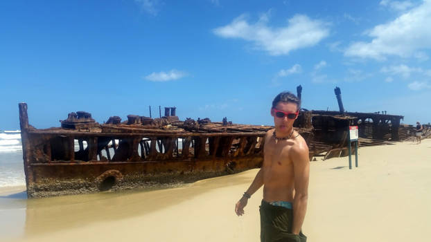 Melbourne - Mijn zoon in Australie, happy