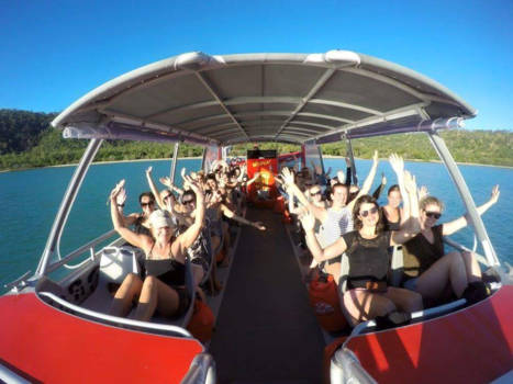 Whitsunday Islands - Boot naar whitehaven beach