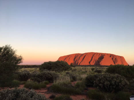 Uluru (Ayers Rock) - Zonsondergang Uluru