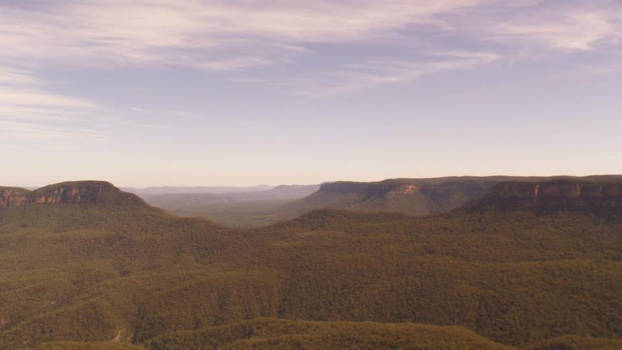Blue Mountains - uitzicht op de blue mountains in Katoomba