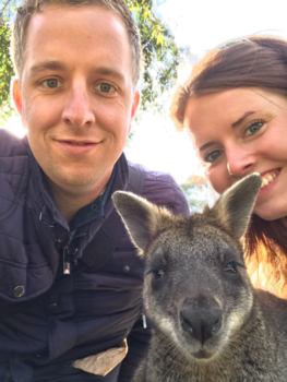 Phillip Island - Kangoeroe selfie