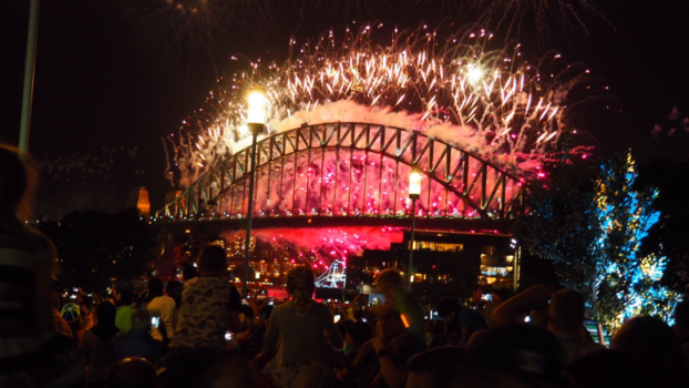 Sydney - Happy New Year! The Harbour Bridge on Fire!