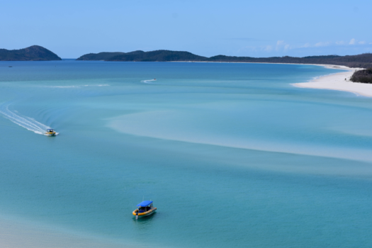 Whitsunday Islands - Looking over White Haven Beach