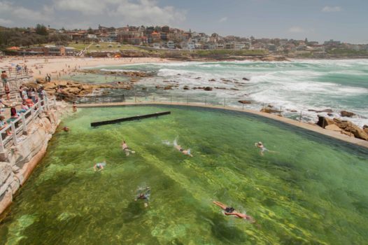 Sydney - Natuurlijk zwembad @ Bronte Beach Sydney