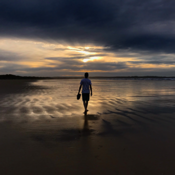 Tasmanië - Sunset in Tasmania