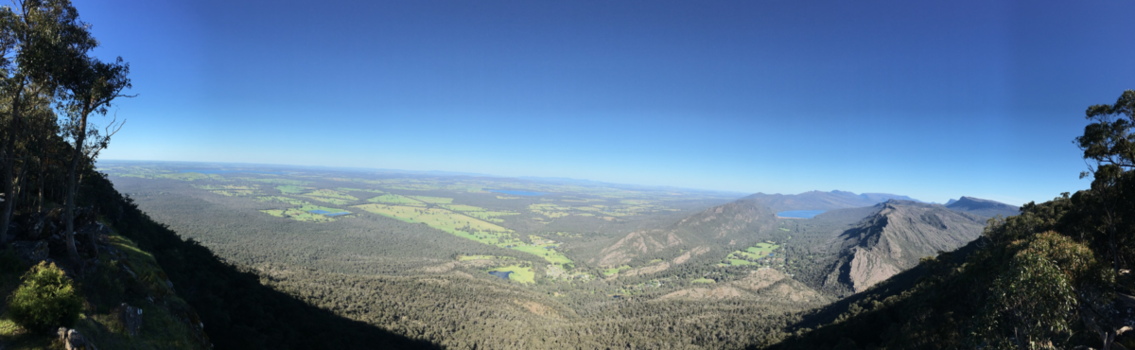 Victoria (Australië) - Boroka lookout, grampians national park, halls gap 20 oktober 2017