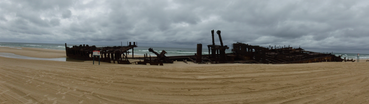 K'Gari (voorheen Fraser Island) - Mahenoshipwreck