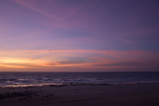 Western Australia - Suset at broom