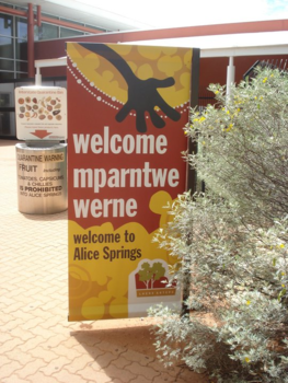 Alice Springs - Welcome @ Alice Springs