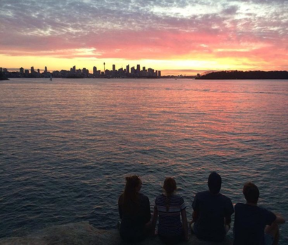 Sydney - Sunset at watsonbay