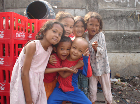 Sydney - Kinderen op de markt in Jakarta