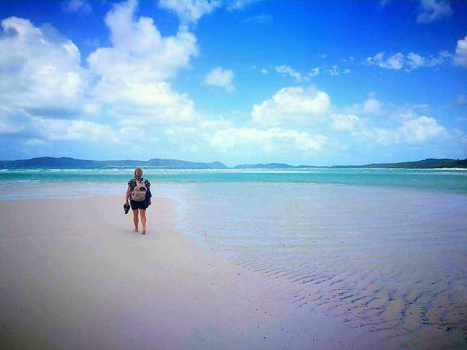 Whitsunday Islands - white heavenly walk