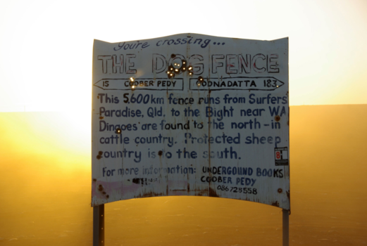 Coober Pedy - The dog fence